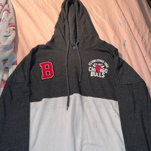 Chicago Bulls hoodie.